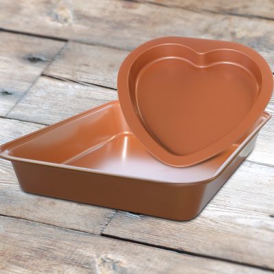 heart shaped copper bakeware PG93854